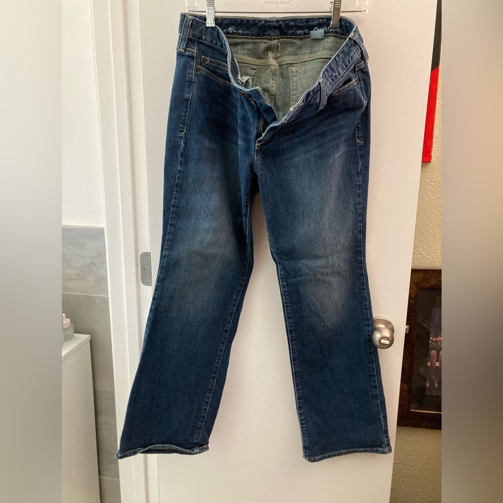 Eddie Bauer Women's Blue Boot Cut Jeans
